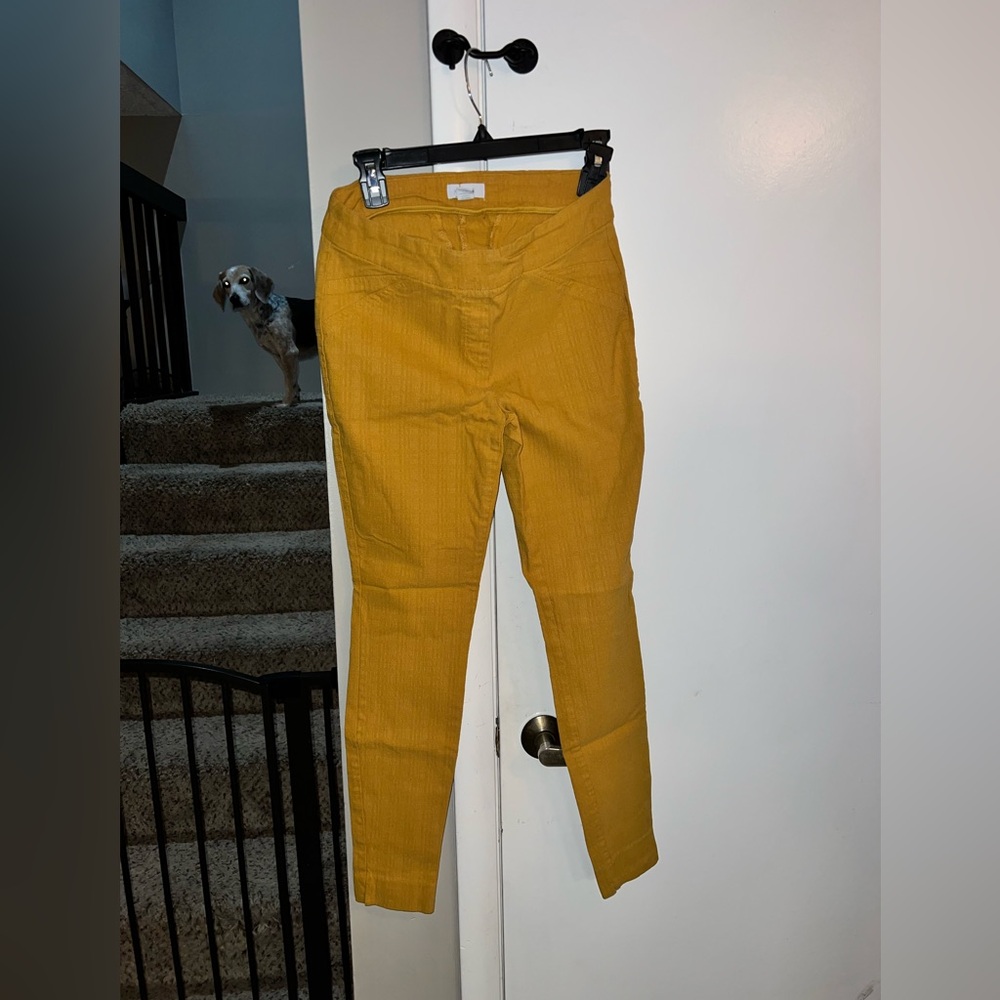 KENAR women’s yellow slacks, size 6